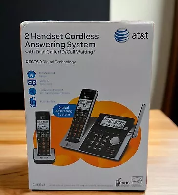 AT&T CL83213 DECT 6.0 Expandable Cordless Phones With Answering System NEW • $59.99