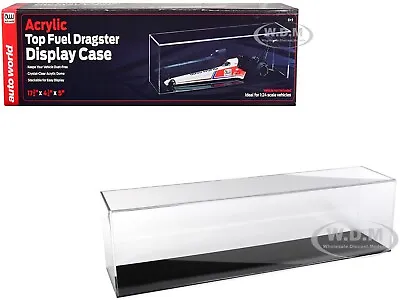 Acrylic Top Fuel Dragster Display Case For 1/24 Scale Models Auto World Awdc028 • $47.99