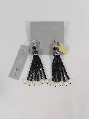 Amy Kahn Russell Earrings New With Tags-freshwater Pearls Angelic Crystal... • $350