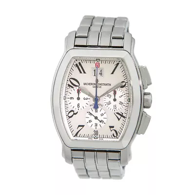 VACHERON CONSTANTIN Stainless Steel Royal Eagle Chronograph 49145 Box Warranty • $8990