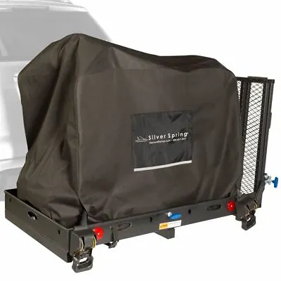 Silver Spring Hitch Mobility Carrier 500 Lb Essential Travel +Cover SC500-EK-SC • $339.99