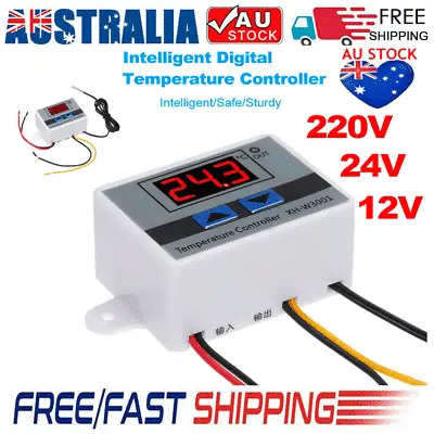 $16.99 • Buy Digital LED Temperature Controller Thermostat Control Switch W/ Probe Waterproof