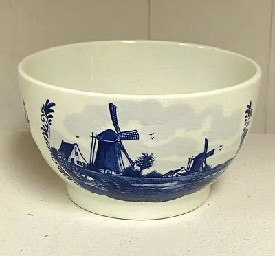 Delft Blue Bowl   T Delftsche Huys  - Holland - 3.25 Tall 5.5   Diameter SKU 190 • $12.99