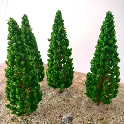 10pc 7.8cm Pine Tree Model Miniature Landscape Garden Park Train Railway Scenery • $5.99