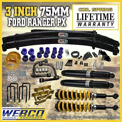 3  Pre Assembled Lift Kit Control Arm EFS Leaf Diff Drop For Ford Ranger 12-18 • $2099