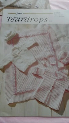 £4 • Buy JAROL E1207 NEW ARRIVAL DK KNITTING PATTERN CARDI HATS BLANKET SZ 12-18 Ins NEW 