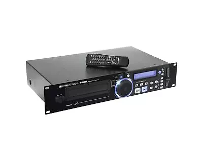 Omnitronic XCP-1400 CD Player Rackmount DJ Inc Remote  • £203