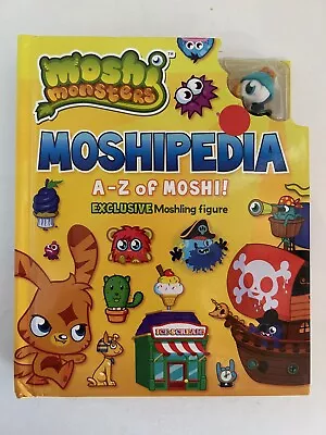 MOSHIPEDIA Moshi Monsters Book A-Z Of Moshi W/Moshling Figure NEW • $11