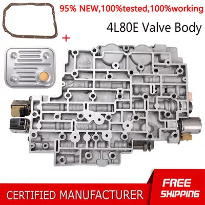 4L80E Transmission Valve Body W/ Solenoid For Chevrolet Silverado GMC Updates • $218.33