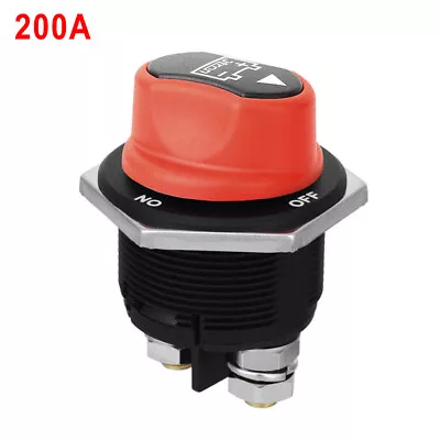 12V 24V Battery Disconnect Cut Off Kill Switch Boat Marine Caravan Isolator 200A • $25.99