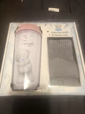 Me To You Tatty Teddy Take Out Mug & Grey Gloves Gift Set • £8.99