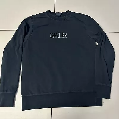 Oakley Factory Pilot Sweatshirt Mens Adult Small S Black Long Sleeve Pullover • $15.20