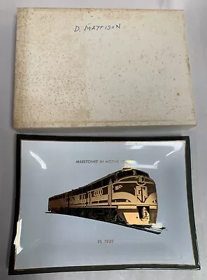 FT 1939 GM EMD Electro Motive Diesel Power Locomotive Souvenir Change Tray (A13) • $32.95