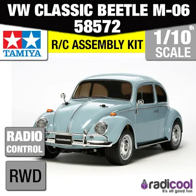 £170.96 • Buy 58572 TAMIYA VW CLASSIC BEETLE M-06 1/10th R/C KIT RADIO CONTROL 1/10 CAR NEW!