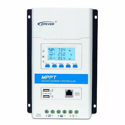 MPPT Solar Charge Controller 20A 30A 40A Panel Battery Regulator LCD Display • £5.69