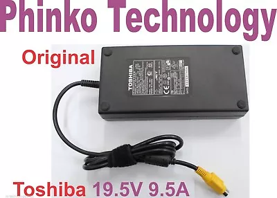 Original Toshiba Qosmio X70 X770 X775 X500 X505 Adapter Charger 19v 9.5a 180w • $63.79
