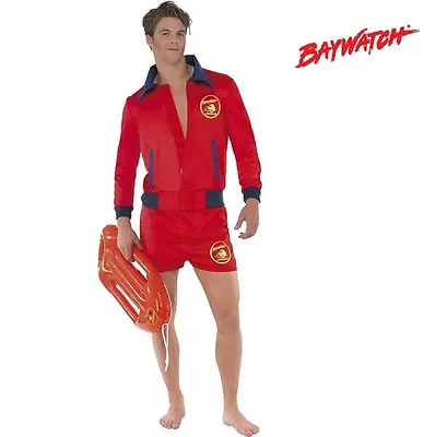 Licensed Baywatch Lifeguard Fancy Dress Costume Jacket & Shorts Size M Smiffys • $112.56