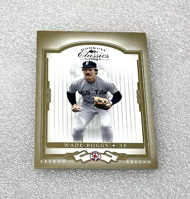 2004 Donruss Classics WADE BOGGS 0712/1999. LEGEND BOSTON RED SOX #168  • $1