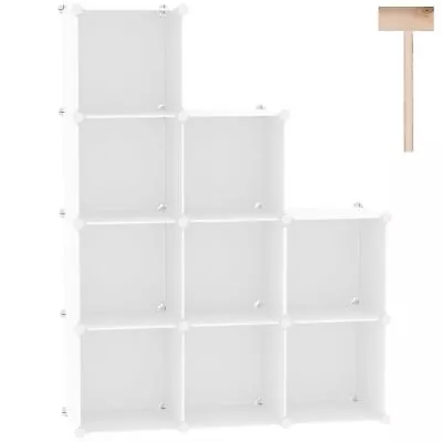 9Cube Modular Storage Organizer Stackable Bookcase For Home Office 36.6 Lx12.4 W • $44.38