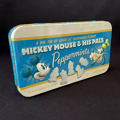 Vintage Mickey Mouse And His Pals Peppermints Tin 10 Oz Large • $14.99