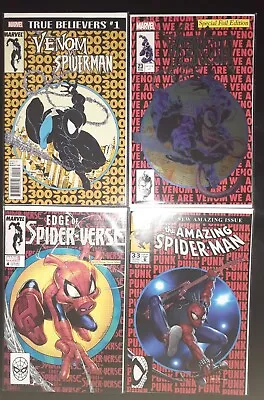 Spider-Man #300 Homage Comic Lot Of 4 Venom Spider-Punk Spider-Ham NEW UNREAD • $10