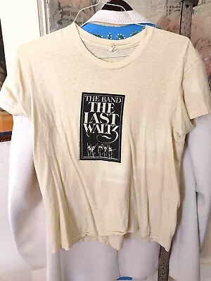 VTG 1978 The Band The Last Waltz Concert T-Shirt 70s Bob Dylan Neil Young Band • $349.99