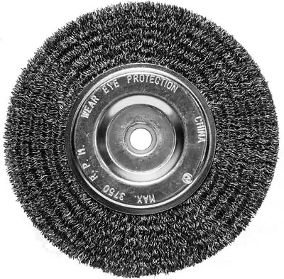 Century Drill & Tool 76863 Crimped Wire Bench Grinder Wheel 6  Fine • $15.15