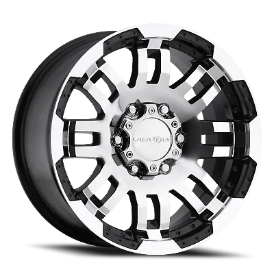 1 New 17X8.5 25 6X135 Vision Warrior Black Wheels/Rims 17 Inch 23963 • $141