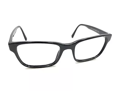 Prada VPR 06U 1AB-1O1 Black Square Eyeglasses Frames 54-19 145 Italy Designer • $74.99