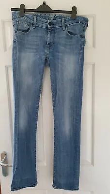 Ladies 7 For All Mankind Jeans High Rise Straight Leg Size 31  • £10