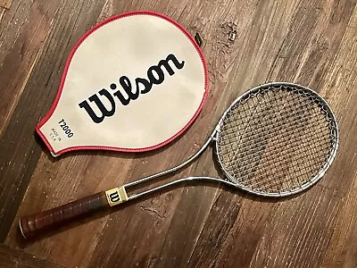 Wilson T2000 Metal Racquet 1960’s With Cover • $25