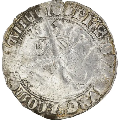 $163.35 • Buy [#184455] Coin, France, Flanders, Philippe Le Bon, Double Gros, VF(30-35), Silve