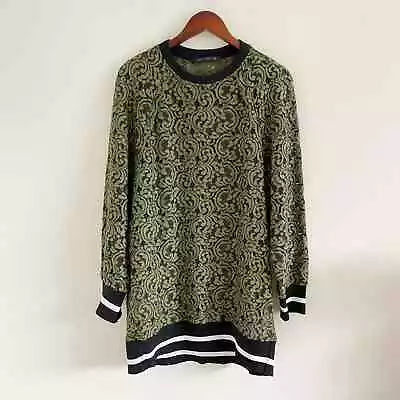 Zara Green Lace Tunic Dress Women's Size Medium • $45