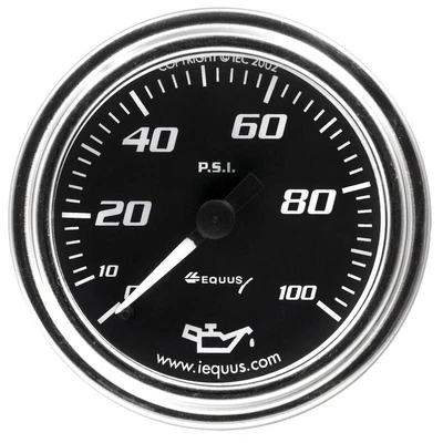 $21.03 • Buy Equus Engine Oil Pressure Gauge 7244; 7000 Series 0-100 Psi 2  Mechanical