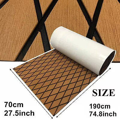 Diamond EVA Foam Boat Decking Marine Boat Flooring Carpet 27 X94  Gray Black Red • $47.99