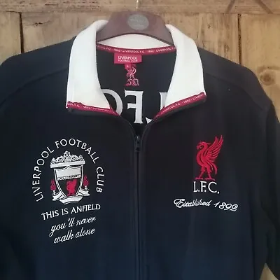 £9.99 • Buy Liverpool Football Club Zip Up TOP /  JACKET Size Large Measurements Inc