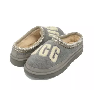 Ugg Tasman Fur Jersy Cozy Women Slippers Seal Us 10 /uk 8 /eu 41 • $139.99