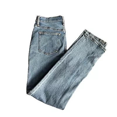 Vince Relaxed Straight Leg Mid Rise Jeans Size 25 Women • $40