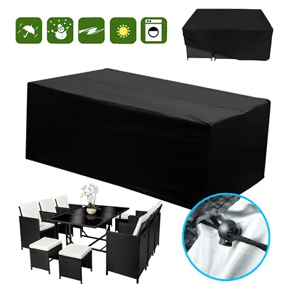 £10.95 • Buy Garden Patio Furniture Cover Waterproof For Outdoor Rattan Table Cube Heavy Duty