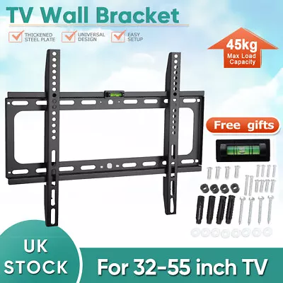  TV Wall Bracket Mount 32 37 40 42 46 48 50 55 INCH Monitor SONY LG Samsung • £7.51