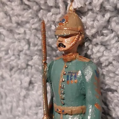 Hand Painted White Metal 1/32 Scale Military Ceremonial Figure  Toy Soldier • £6