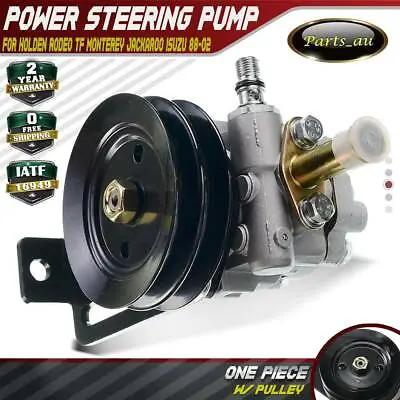 Power Steering Pump W/ Pulley For Holden Rodeo TF Monterey Jackaroo Isuzu 88-02 • $102.99