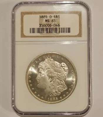  1885 O Morgan Silver Dollar NGC MS65. Very Sharp And Flashy. Looks Prooflike * • $225