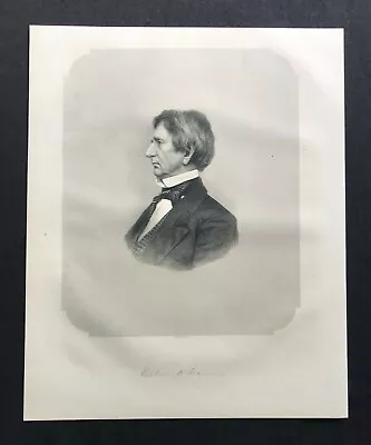 Steel Engraving Seward William H Sec Of State Alaska A Lincoln Am Civil War #1 • $19.99