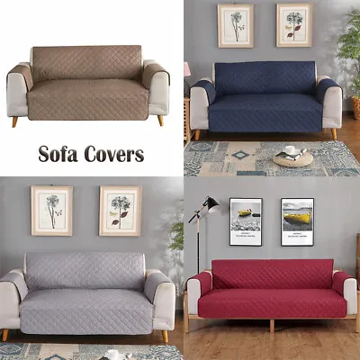 $6.99 • Buy 1/2/3 Seater Slipcover Sofa Covers Non-slip & Waterproof Furniture Protector 