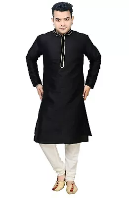 Men's Jago Mehendi Pre-Wedding Party Kurta Pajama Shalwar Kameez 1908 • £39