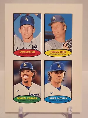 2023 Heritage High Number '1974 Topps Baseball Stamps' Dodgers #74S-(61-64) • $2.49
