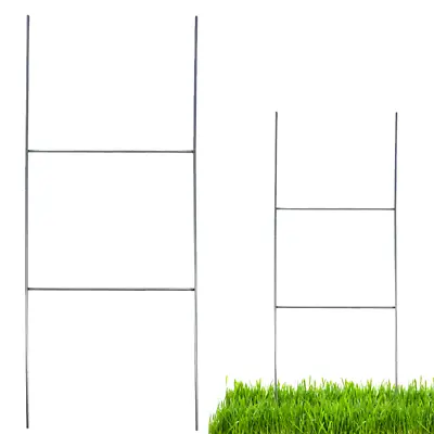 Heavy Duty Metal H-Stakes Frame Wire Stakes - Yard Sign Stake 24 X10  • $34.87