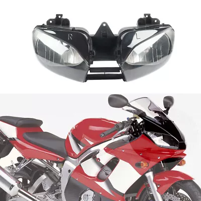 Headlight Headlamp Assembly For Yamaha YZF-600 R6 1998 1999 00 2001 2002 YZF R6 • $198.95