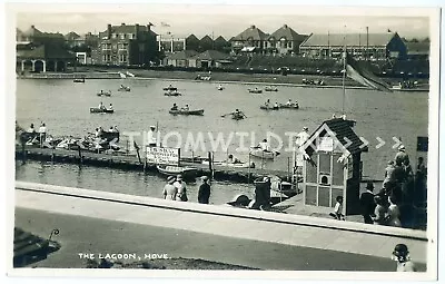 £15 • Buy RP BRIGHTON The Lagoon Hove BATHING POOL Small Children 1938 SUSSEX
